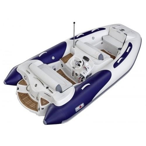 Лодка надувная AVON (ZODIAC) SeaSport Jet 430 ( бело-синяя )