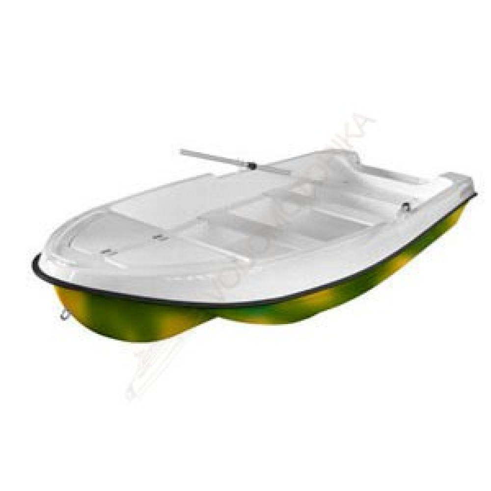 Лодка LAKER 300 Plus пластиковая моторно-гребная ( зеленый камуфляж )