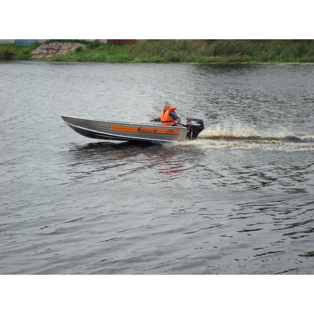 Алюминиевая лодка Wellboat-37