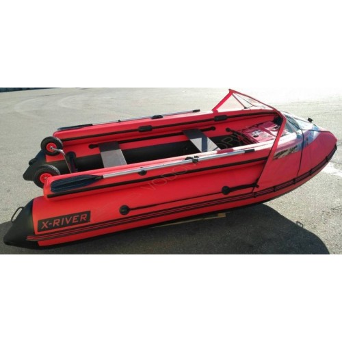 Надувная лодка X-River AGENT 340 НДНД с фальшбортом + тент