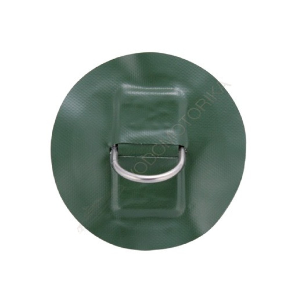 Кольцо D-образное малое, с зеленой накладкой Sun Selection