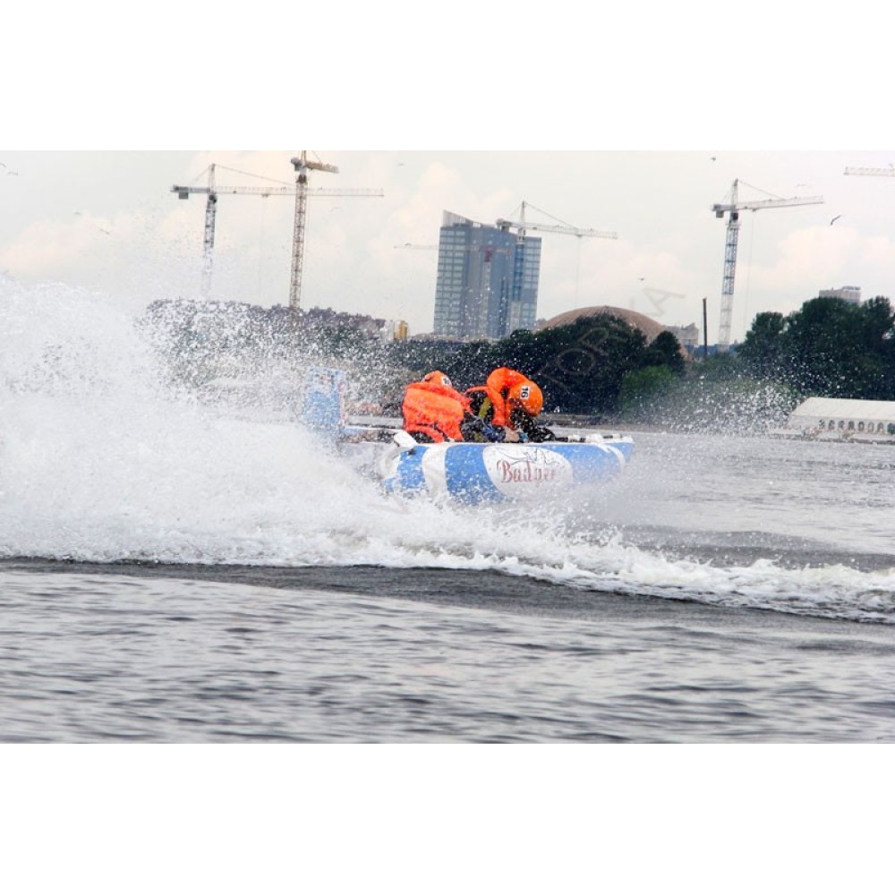 Надувной катамаран Badger FS 380 Blue&White