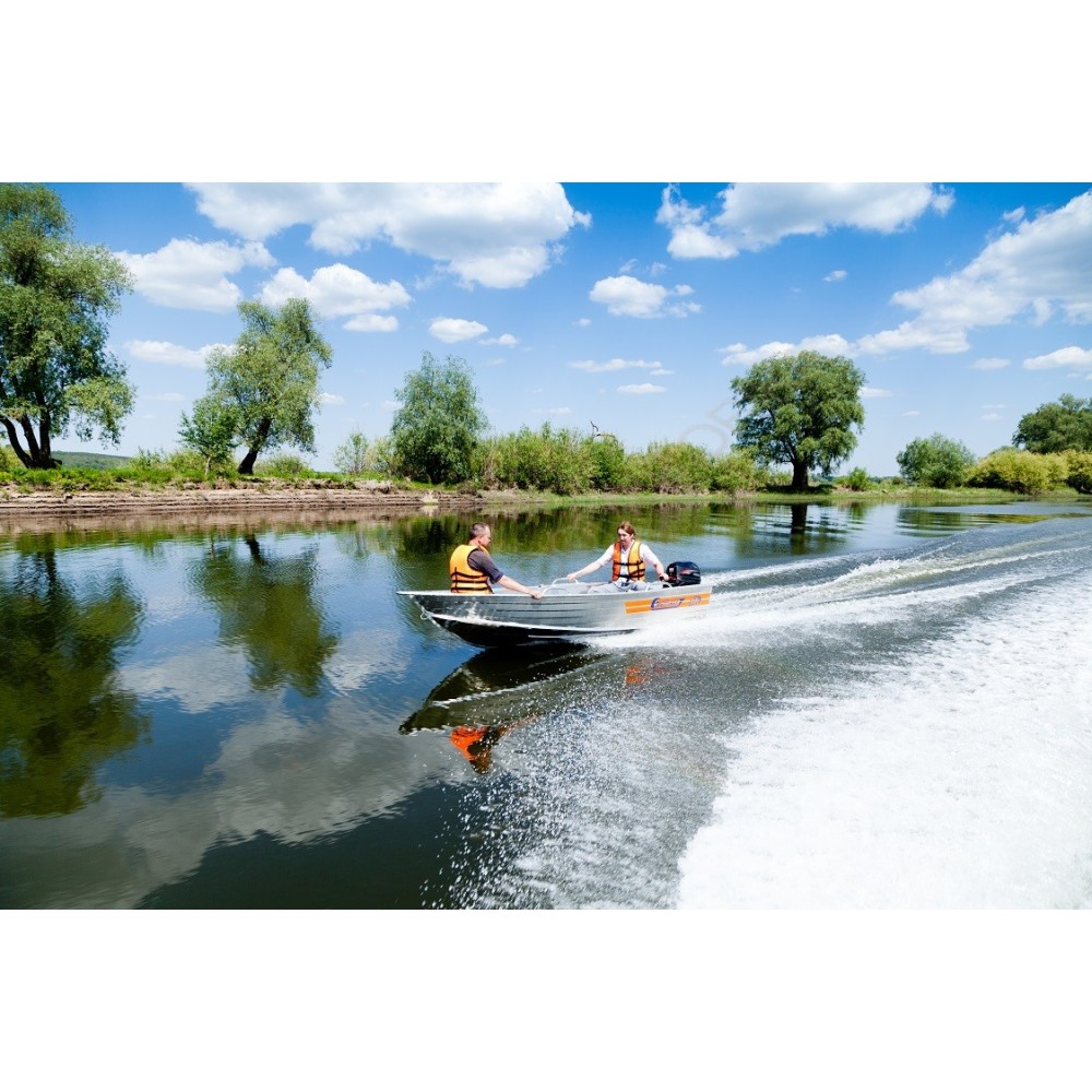 Алюминиевая лодка Wellboat-37