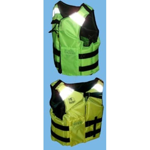 Спасательный жилет МАСТЕР 100N лайм (размер 80-88 см)