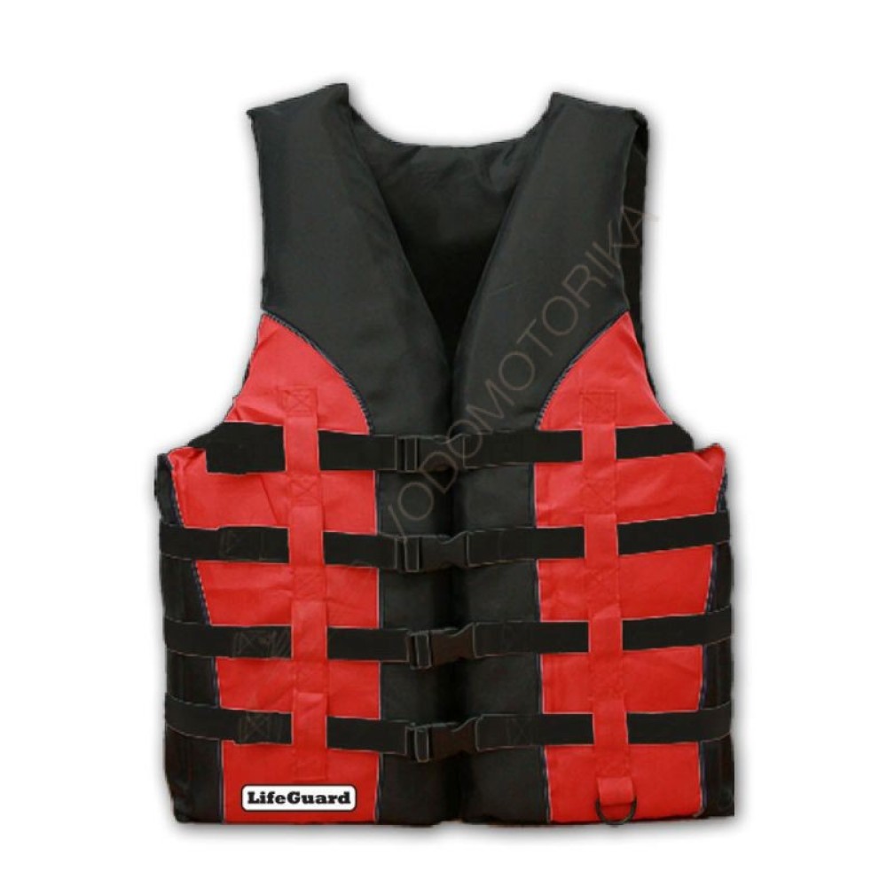 Спасательный жилет LIFEGUARD SPORT XL (красно-черный)
