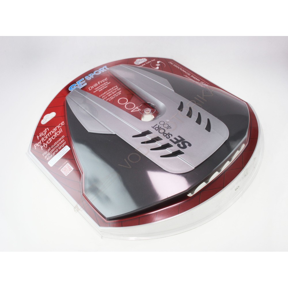 Гидрокрыло для подвесного лодочного мотора до 300 л.с. серое, установка без сверления антикавитационной плиты