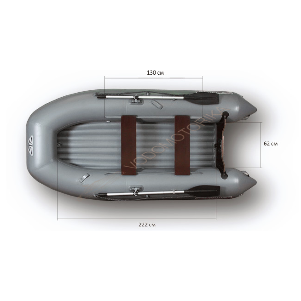 Надувная лодка Флагман 320 (пиксельный камуфляж)