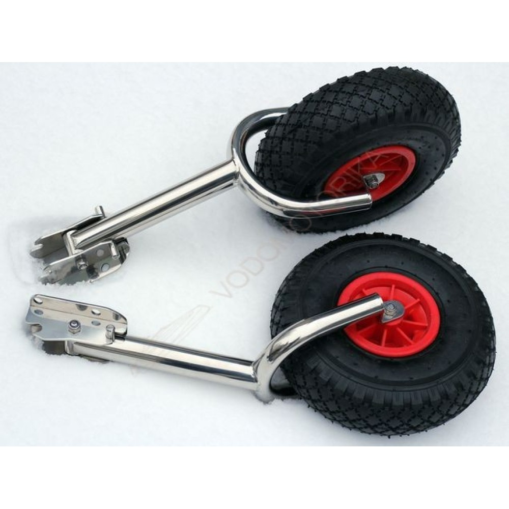 Колеса транцевые стандартные откидные с вилкой