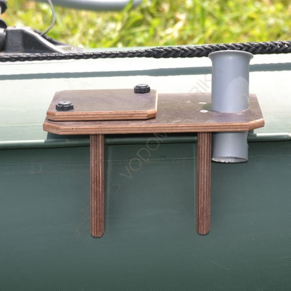 Столик для эхолота с держателем спиннинга №6