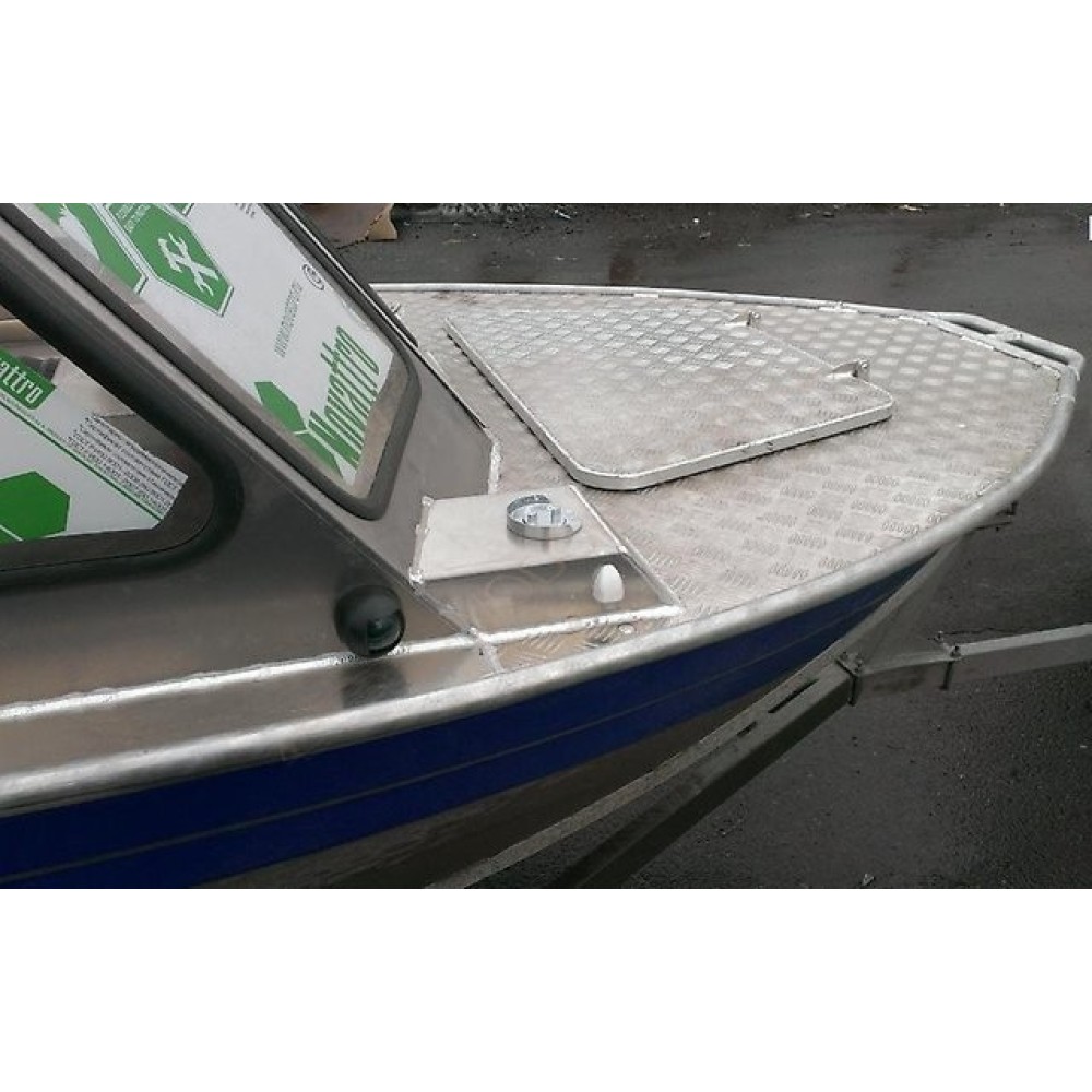 Алюминиевая моторная лодка RusBoat 43 JET под подвесной водомёт