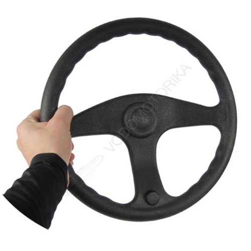 Рулевое колесо E.Chance, обод и спицы черные д. 330 мм