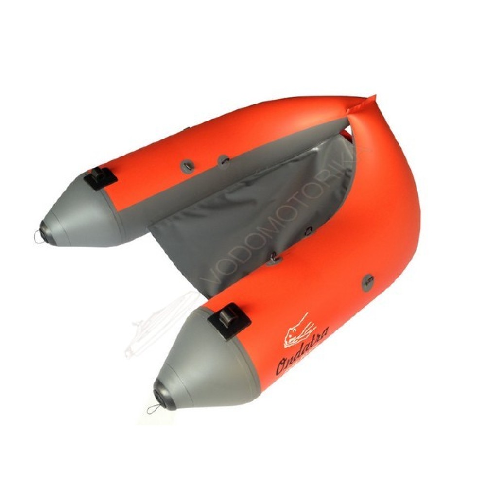 Рыболовный ПВХ плотик Ондатра А 130 (оранжевый)