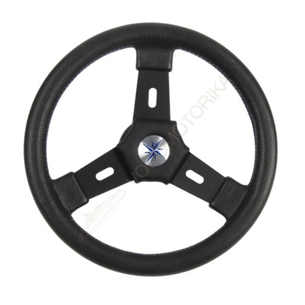 Рулевое колесо ELBA обод и спицы черные д. 320 мм Volanti Luisi