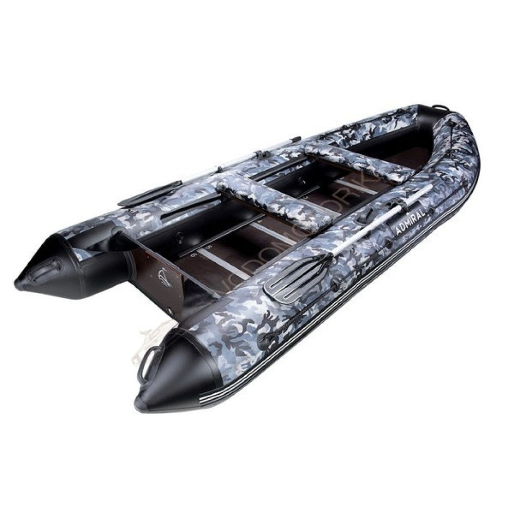 Лодка Адмирал 380 камуфляж