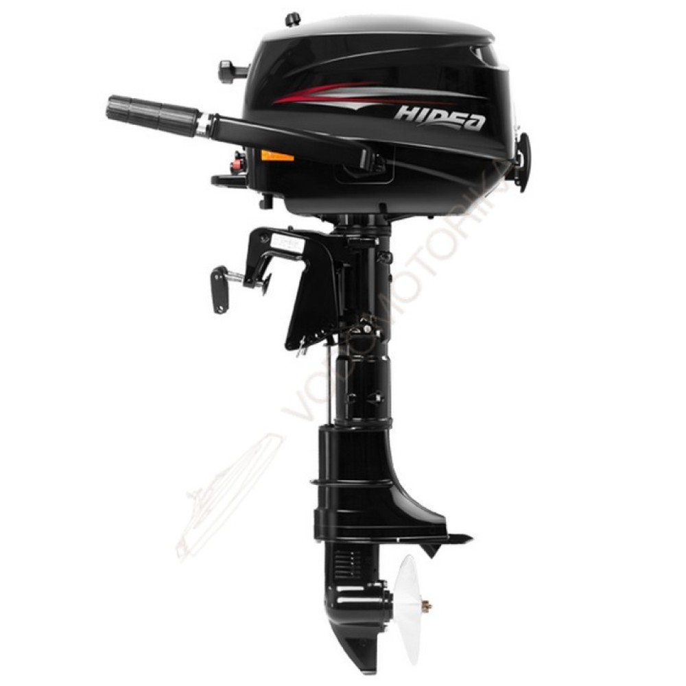 Лодочный мотор HIDEA HDF5HS ( с баком ) 5 л.с. четырехтактный