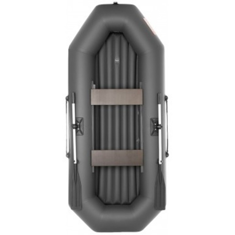 Лодка Тонар Шкипер А280 надувное дно (серый)
