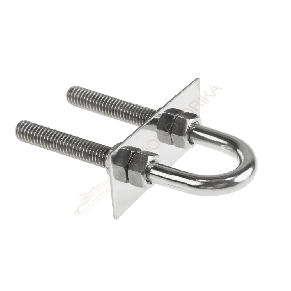 Рым-болт U-образный D9.5 мм, Lрез. 76 мм