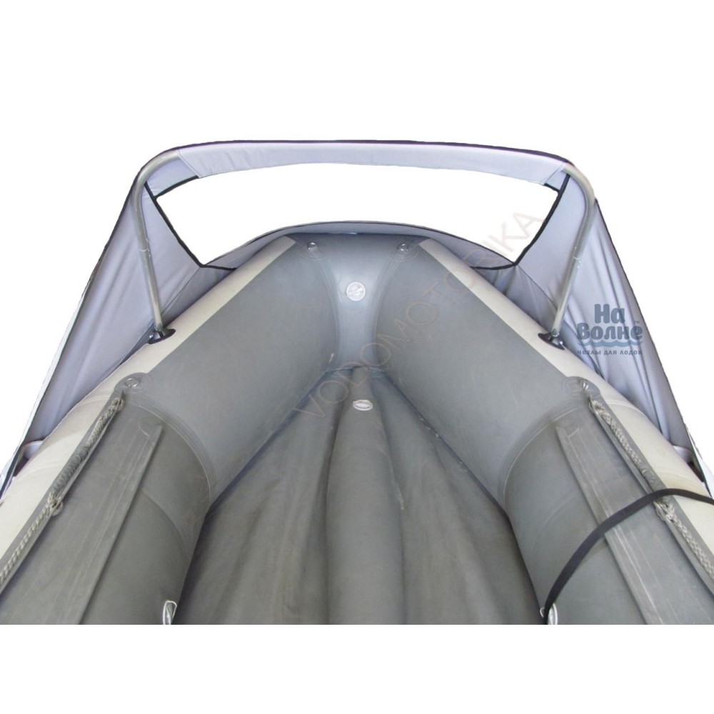 Носовой тент с окном для лодки ПВХ 450-500
