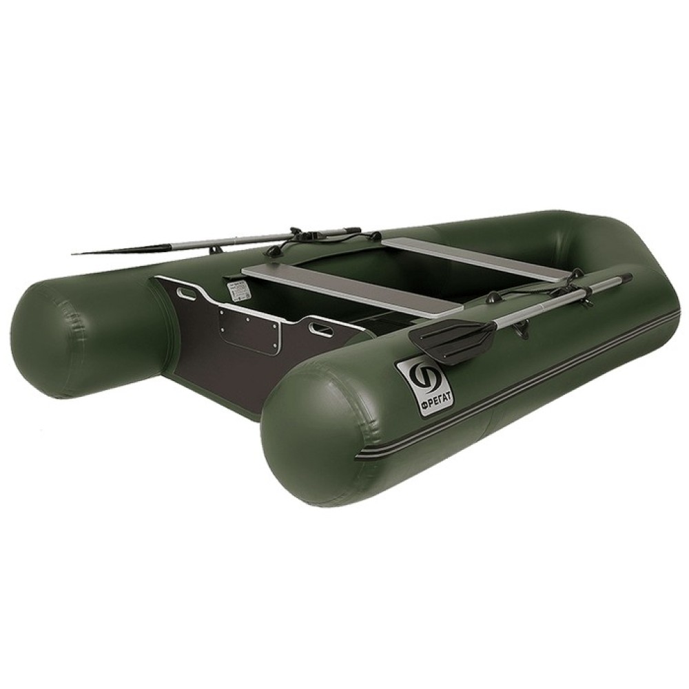 Надувная моторная лодка Фрегат 320ЕК лп (серый)