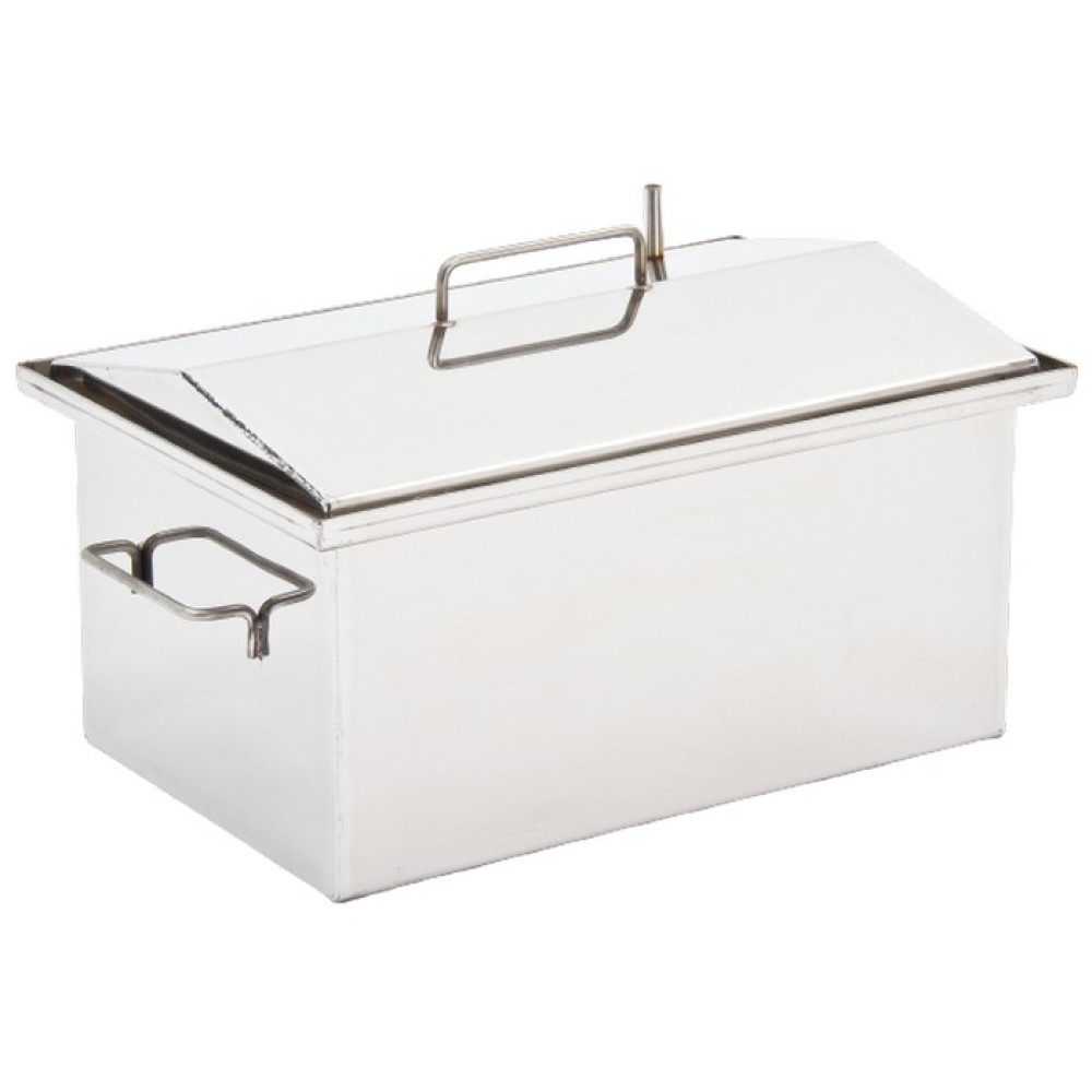 Коптильня Крышка домиком 500х250х250 ( нержавейка aisi 430 - 1.5 мм ) с гидрозатвором