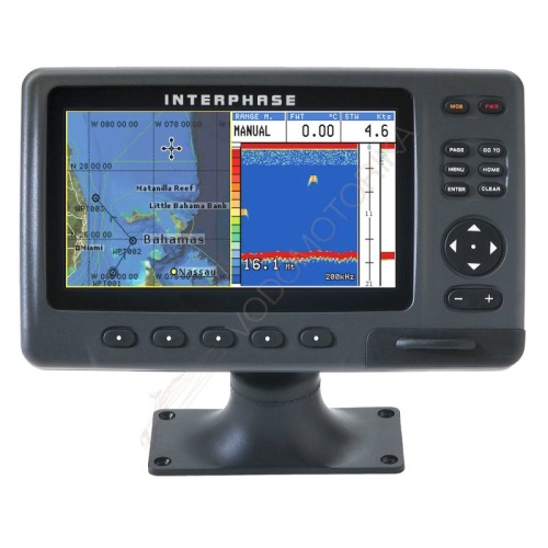 Картплоттер/эхолот INTERPHASE ChartMaster PRO с выносной GPS