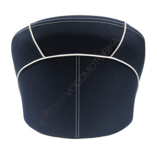 Кресло ROMEO мягкое, подставка, обивка ткань Markilux темно-синяя (118100395)