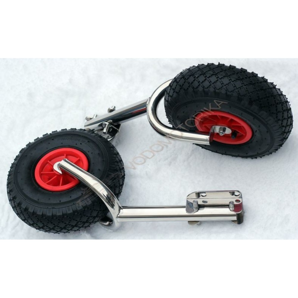 Колеса транцевые длинные быстросъемные с вилкой