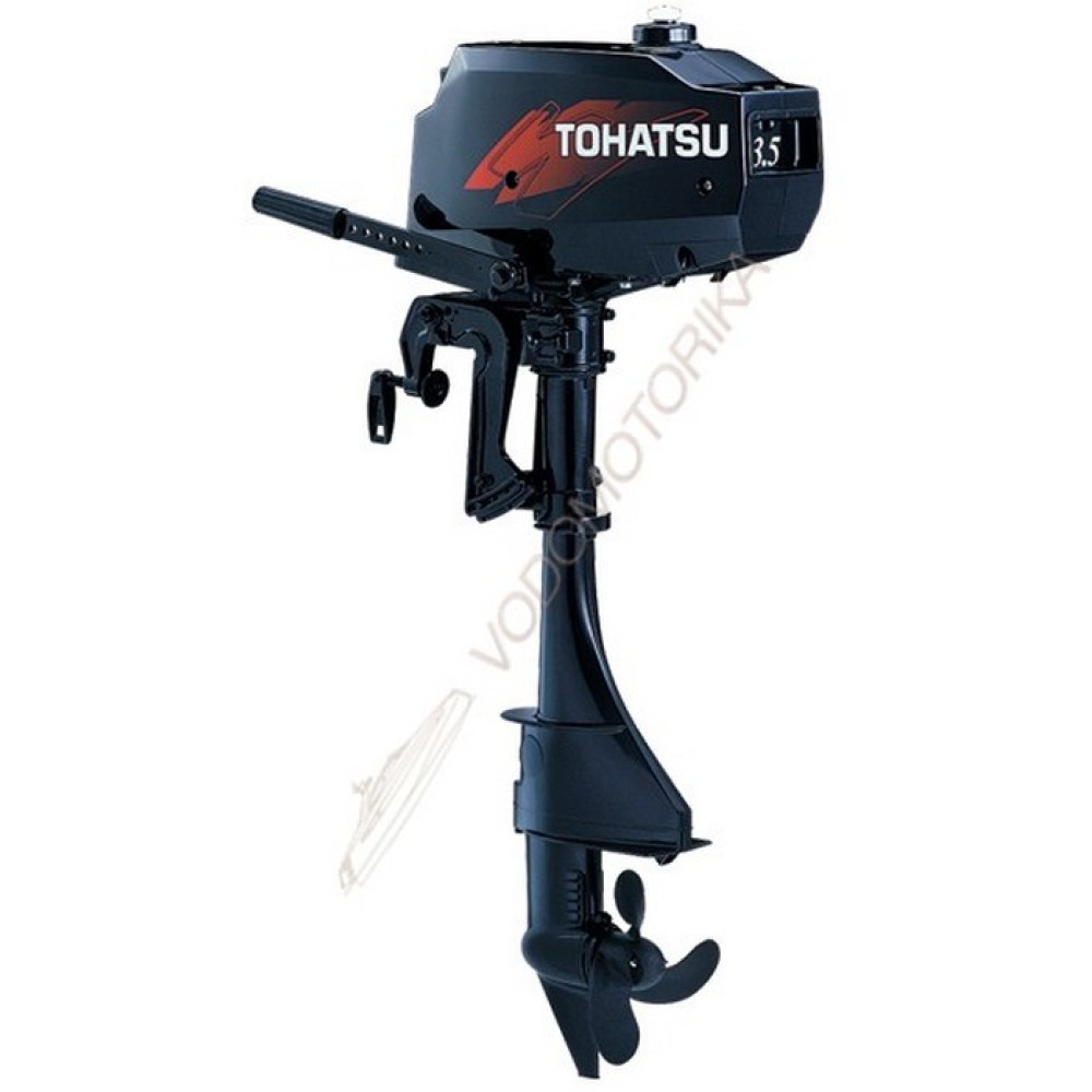 Лодочный мотор Tohatsu M3.5 S 3.5 л.с. двухтактный
