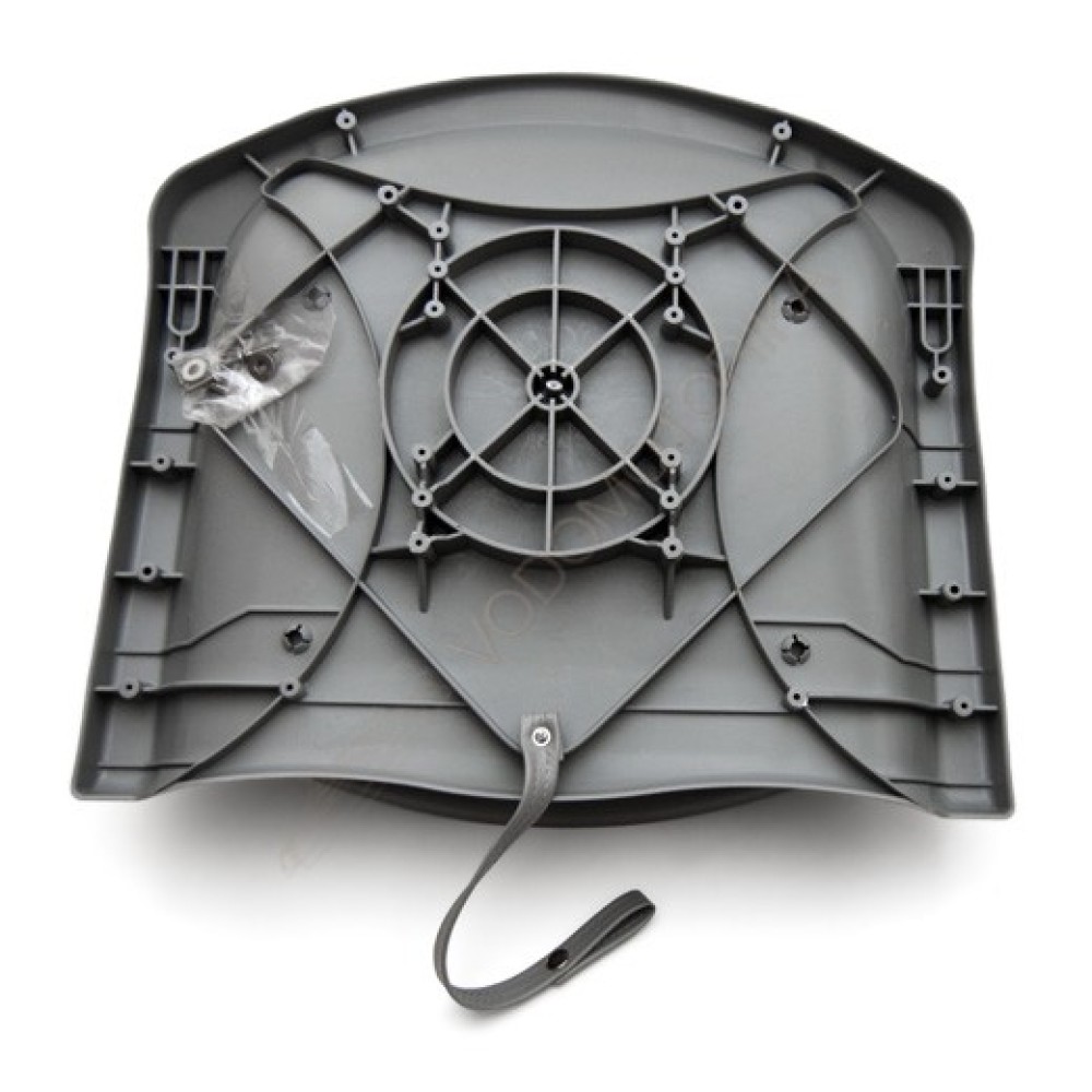 Кресло пластиковое серое Easterner (C12503G)