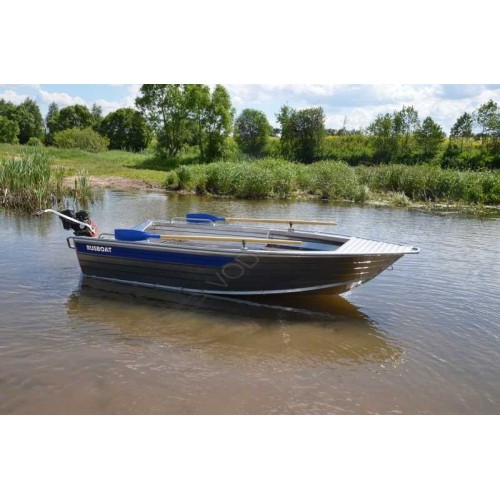 Алюминиевая моторно-гребная лодка RusBoat 42R