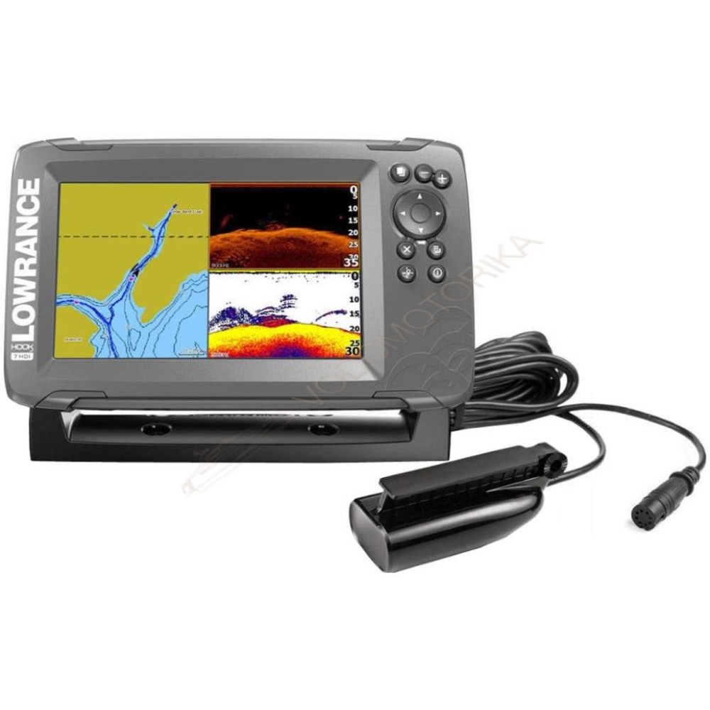 Эхолот Lowrance HOOK2-7 SPLITSHOT US COASTAL/ROW (000-14023-001)