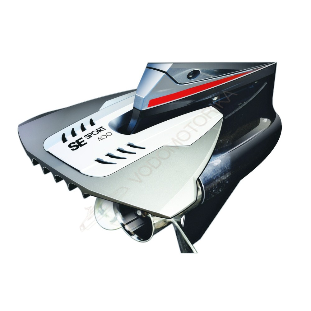 Гидрокрыло для подвесного лодочного мотора до 300 л.с. серое, установка без сверления антикавитационной плиты