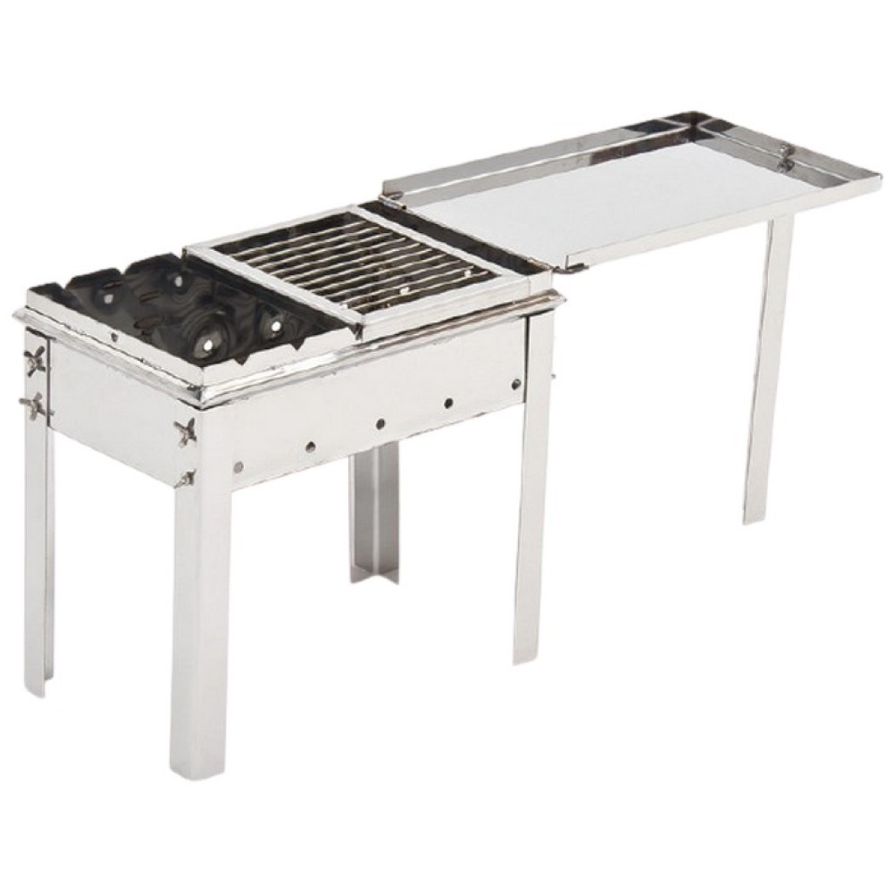 Мангал Чемодан 500х300х150 ( нержавейка aisi 430 - 2 мм )