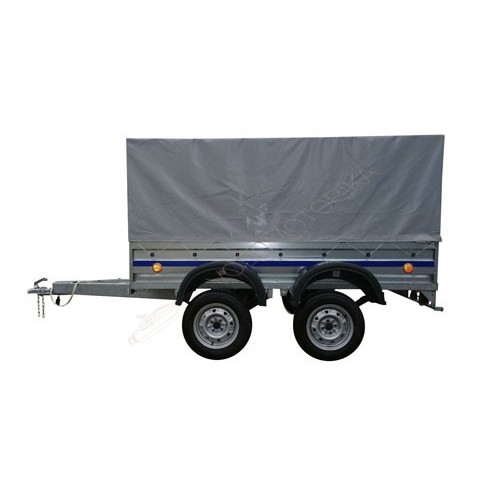 Прицеп Фаворит В 7135 2.56х1.3 высокий тент 1.1 м ( двухосный )