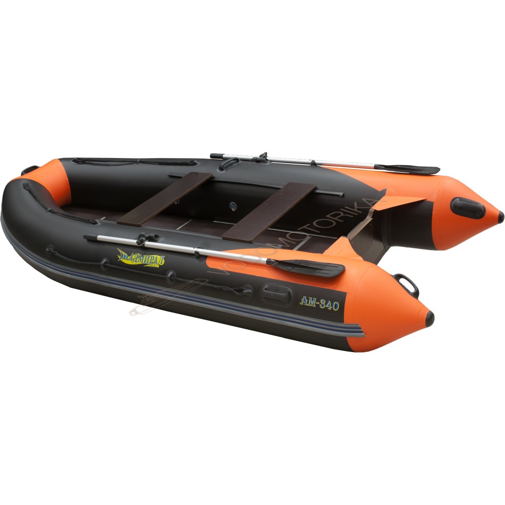 Лодка надувная Адмирал 340SL серый