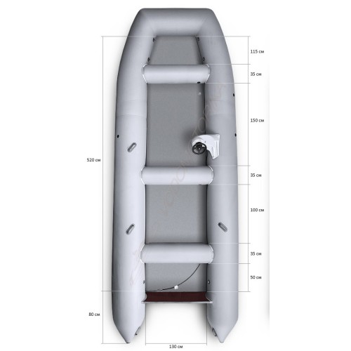 Надувной катамаран Ротан 660