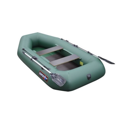 Гребная лодка ПВХ Хантер 250МЛ (зеленый)