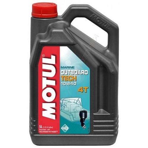 Моторное масло для 4-х тактных двигателей MOTUL OUTBOARD TECH 4T (5 л)