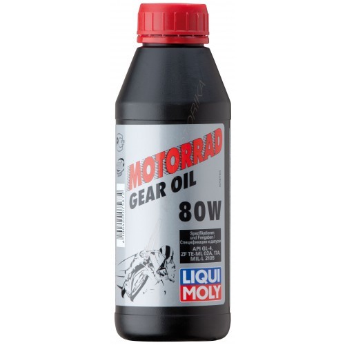 Минеральное трансмиссионное масло для мотоциклов LIQUI MOLY Motorrad Gear Oil 80W GL-4