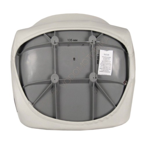 Кресло FIRST MATE мягкое, материал белый винил (1001006C)