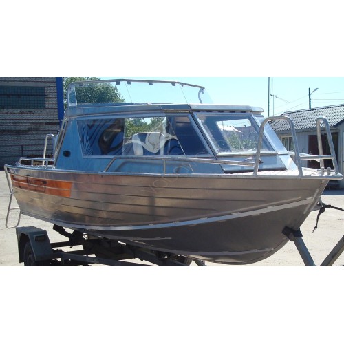 Алюминиевая лодка Wellboat 53 рубка