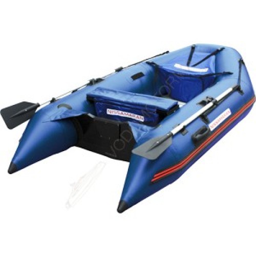 Лодка NISSAMARAN MUSSON 230 ( синий ) дерев. пол P/L