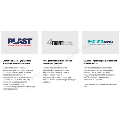 Лодочный мотор Tohatsu BFT225A XU 225 л.с. четырехтактный