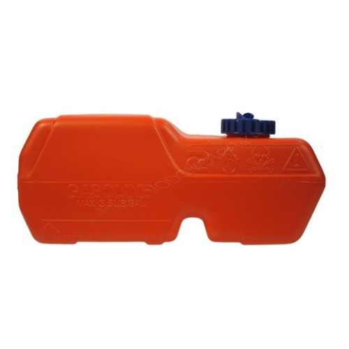 Бак топливный переносной без указателя уровня в комплекте с переходником "елочка", 12 л