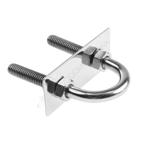 Рым-болт U-образный D13 мм, Lрез. 76 мм