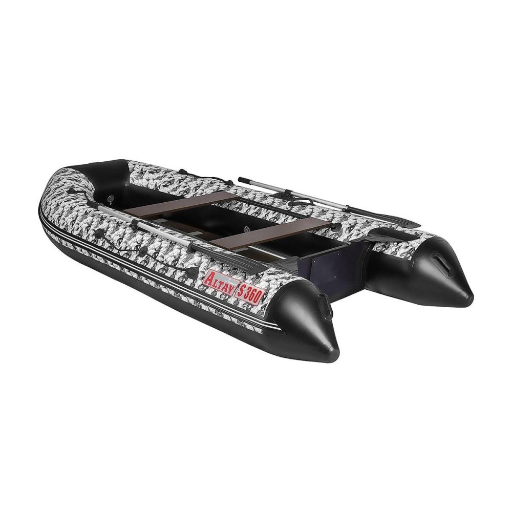 Лодка Тонар Алтай S360 принт Рыбы