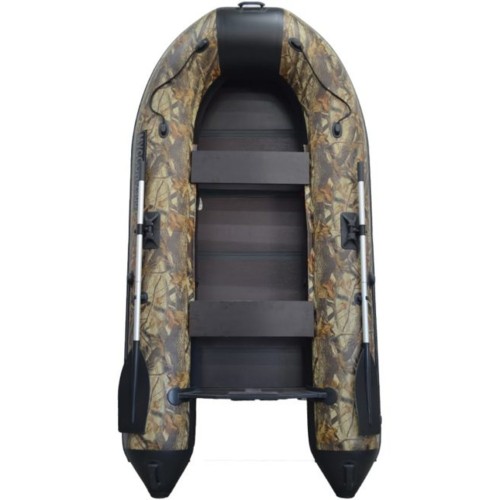 Надувная Лодка Муссон 2900 С Камуфляж лес чёрный