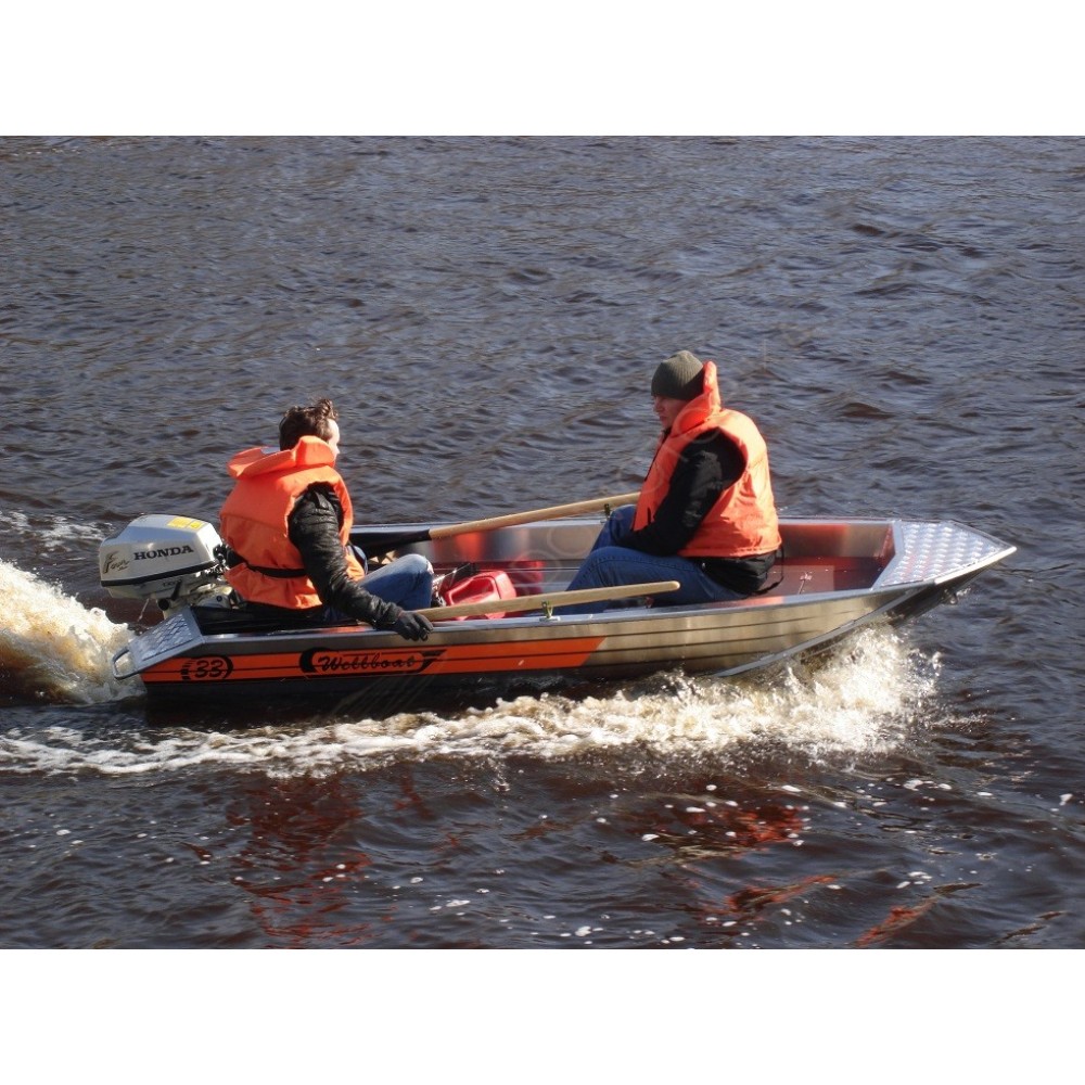 Алюминиевая лодка Wellboat-33