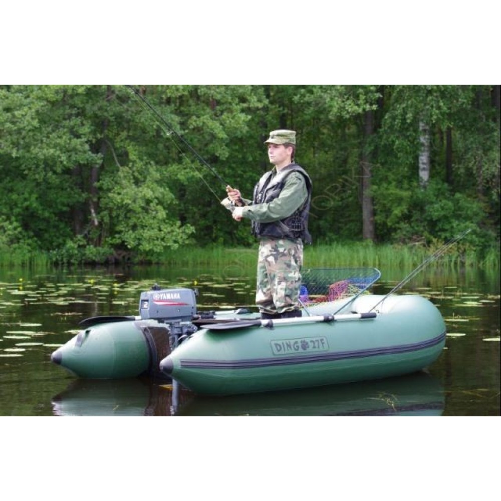 Лодка надувная DINGO 27F оливковый