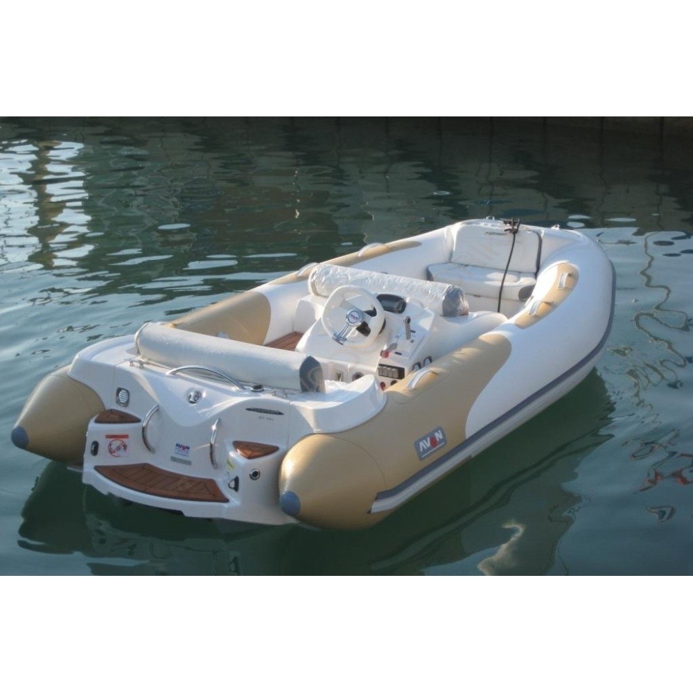 Лодка надувная AVON (ZODIAC) SeaSport Jet 330 ( бело-песочная )